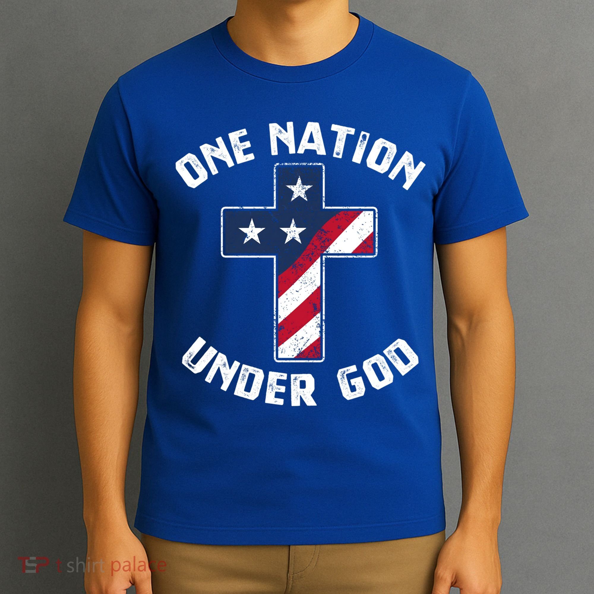One Nation Under God Patriotic Christian Meaningful Gift T-Shirt