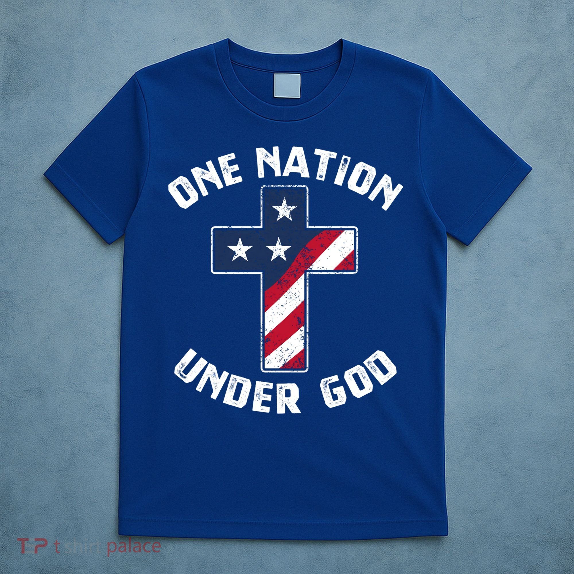 One Nation Under God Patriotic Christian Meaningful Gift T-Shirt