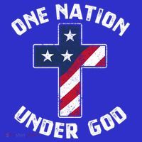One Nation Under God Patriotic Christian Meaningful Gift Mousepad thumb 1