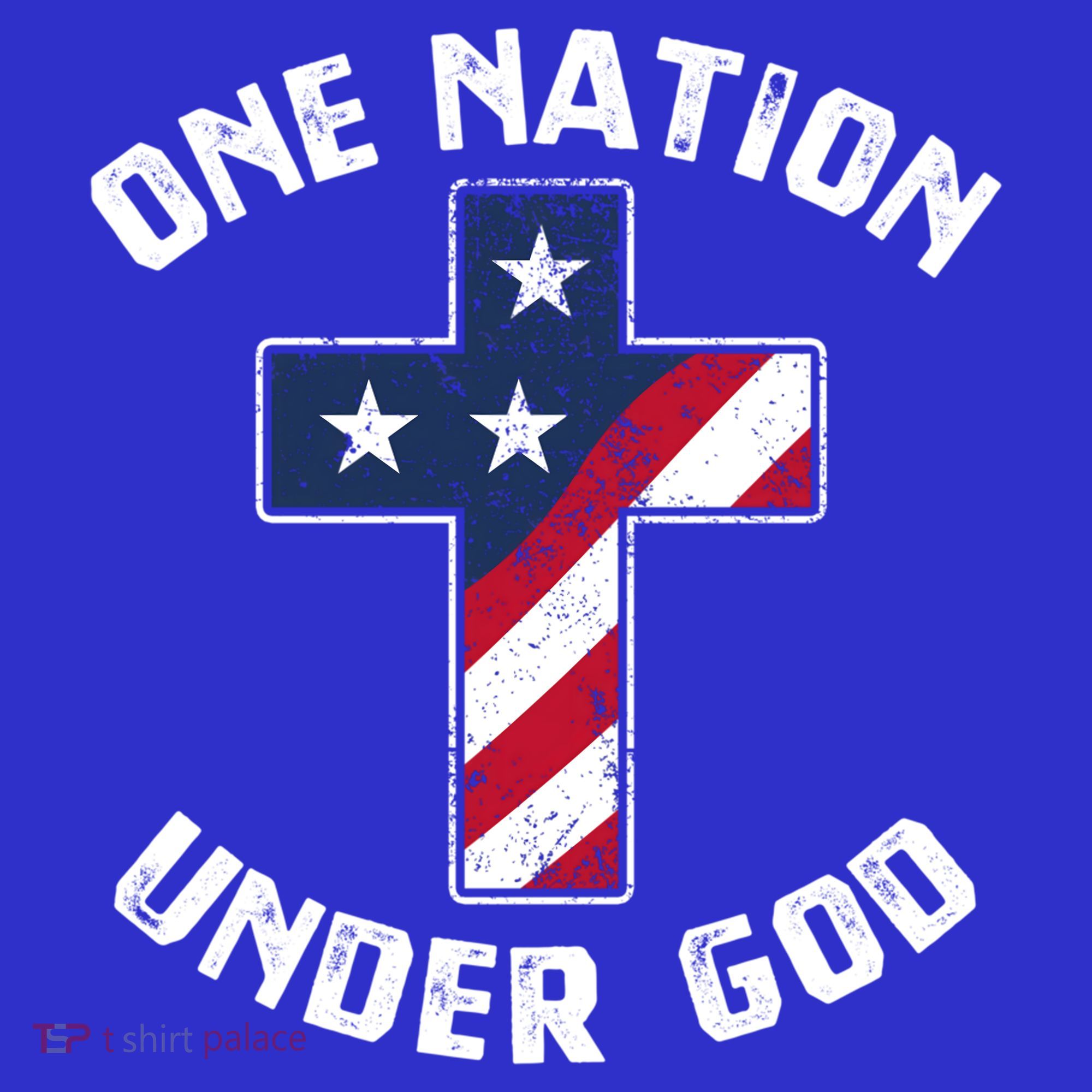One Nation Under God Patriotic Christian Meaningful Gift Mousepad