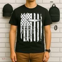 One Nation Under God Grunge Distressed USA American Flag T-Shirt thumb 6