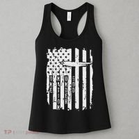One Nation Under God Grunge Distressed USA American Flag Women's Tank Top thumb 3