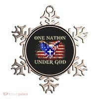 One Nation Under God Patriotic Usa Christian Gift Ornament thumb 0