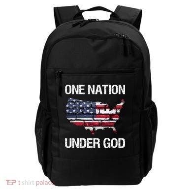 One Nation Under God American Flag Gift Backpack