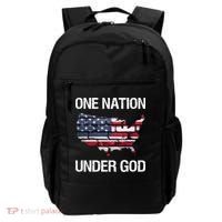 One Nation Under God American Flag Gift Backpack thumb 0