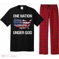 One Nation Under God American Flag Gift Pajama Set thumb 0