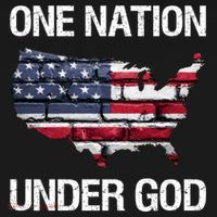 One Nation Under God American Flag Gift Women's Hoodie thumb 2