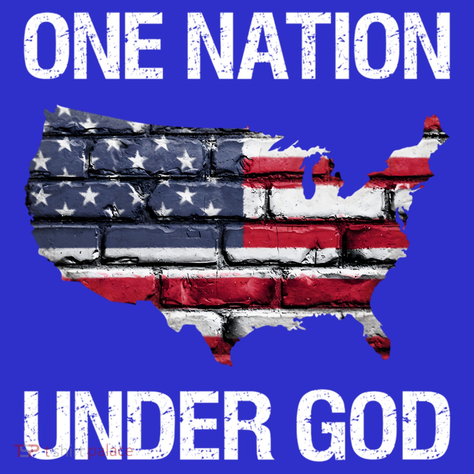 One Nation Under God American Flag Gift Long Sleeve Shirt