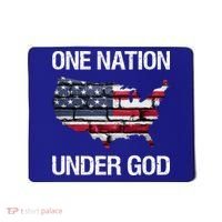 One Nation Under God American Flag Gift Mousepad thumb 0