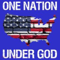 One Nation Under God American Flag Gift Baby Bodysuit thumb 2