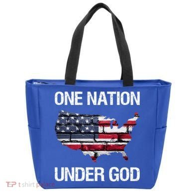 One Nation Under God American Flag Gift Tote Bag
