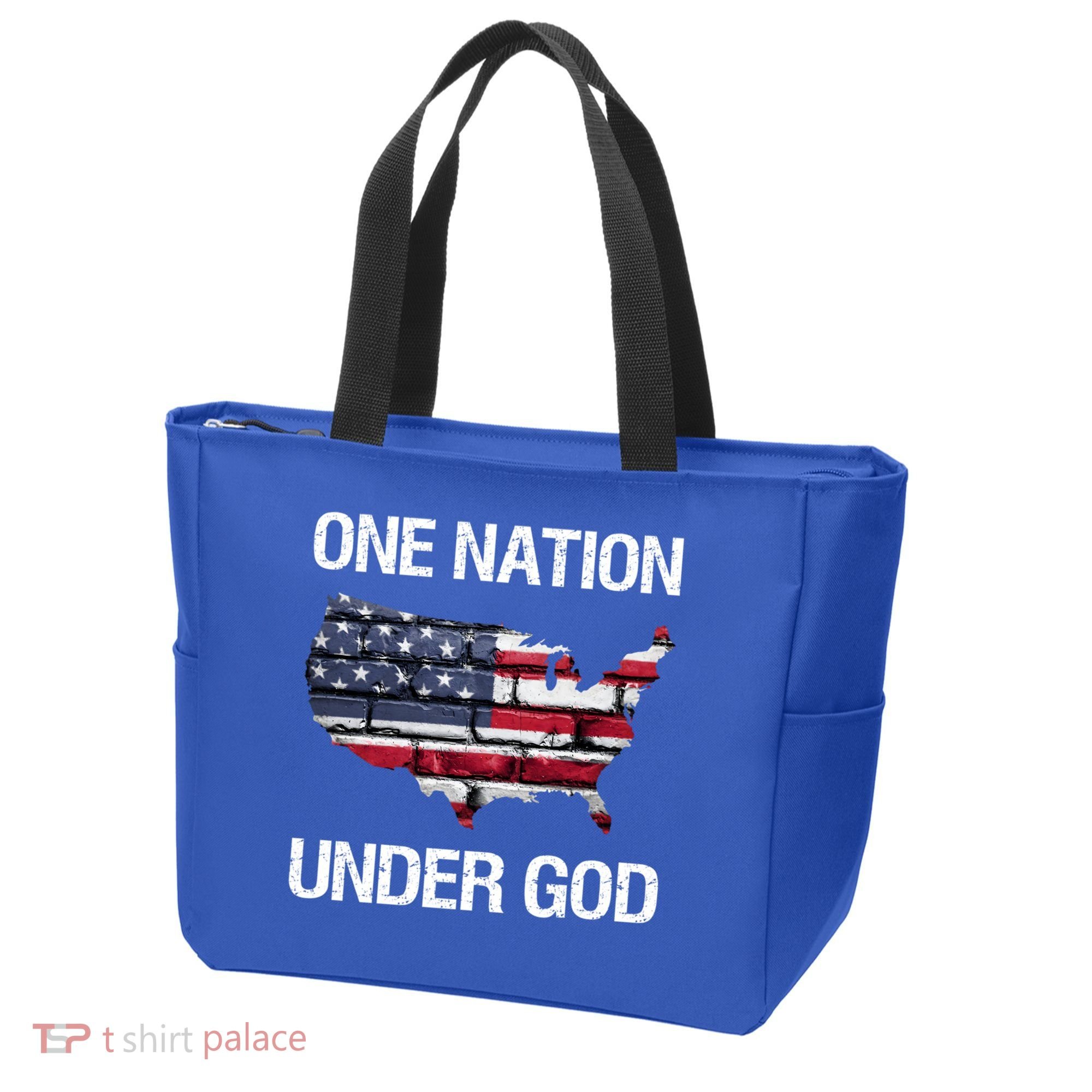 One Nation Under God American Flag Gift Tote Bag