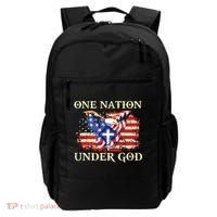 One Nation Under God Patriotic Usa Christian Backpack thumb 0