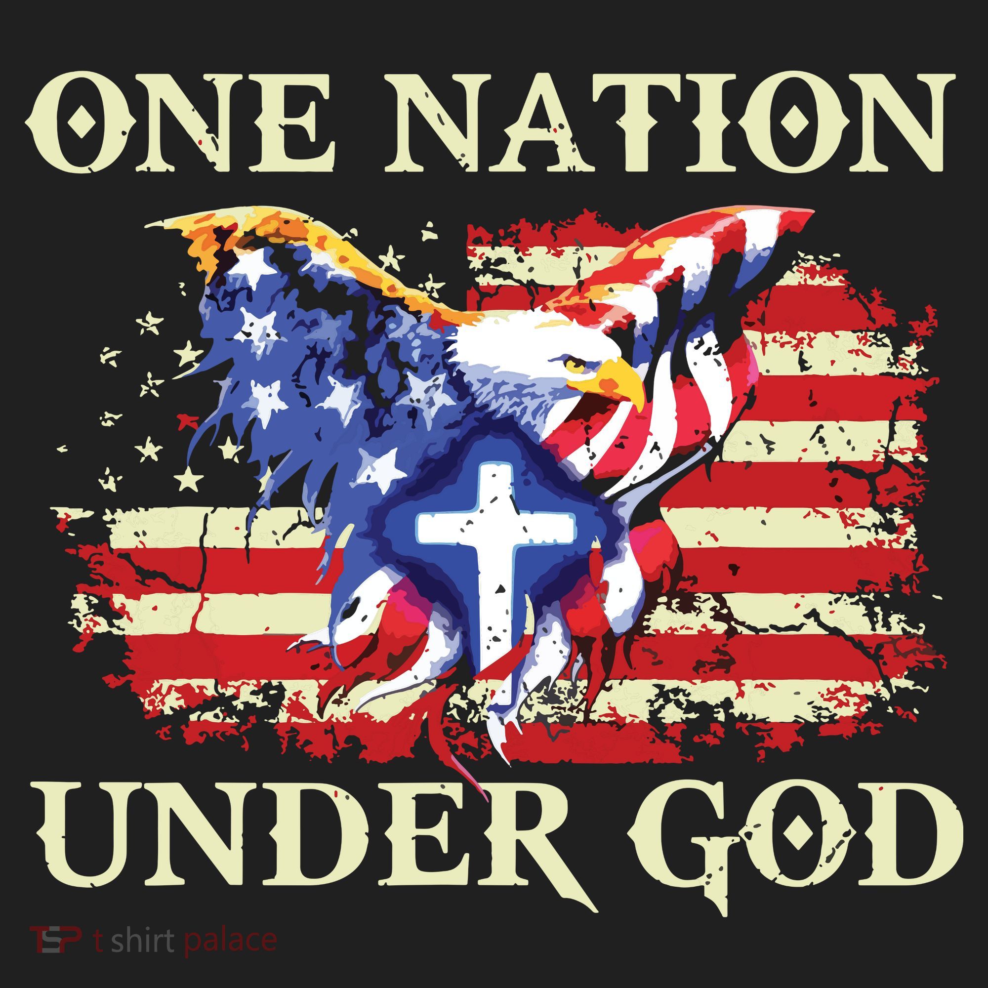 One Nation Under God Patriotic Usa Christian Beanie