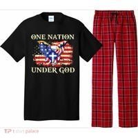 One Nation Under God Patriotic Usa Christian Pajama Set thumb 0
