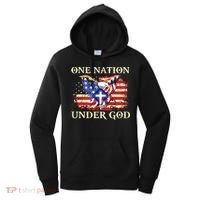 One Nation Under God Patriotic Usa Christian Women's Hoodie thumb 0