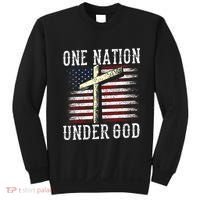 One Nation Under God America American Us Usa Patriotic Us Sweatshirt thumb 0