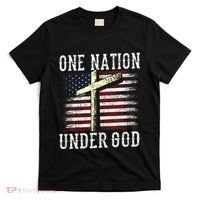 One Nation Under God America American Us Usa Patriotic Us T-Shirt thumb 0