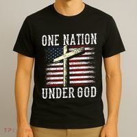 One Nation Under God America American Us Usa Patriotic Us T-Shirt thumb 3