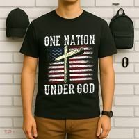 One Nation Under God America American Us Usa Patriotic Us T-Shirt thumb 6