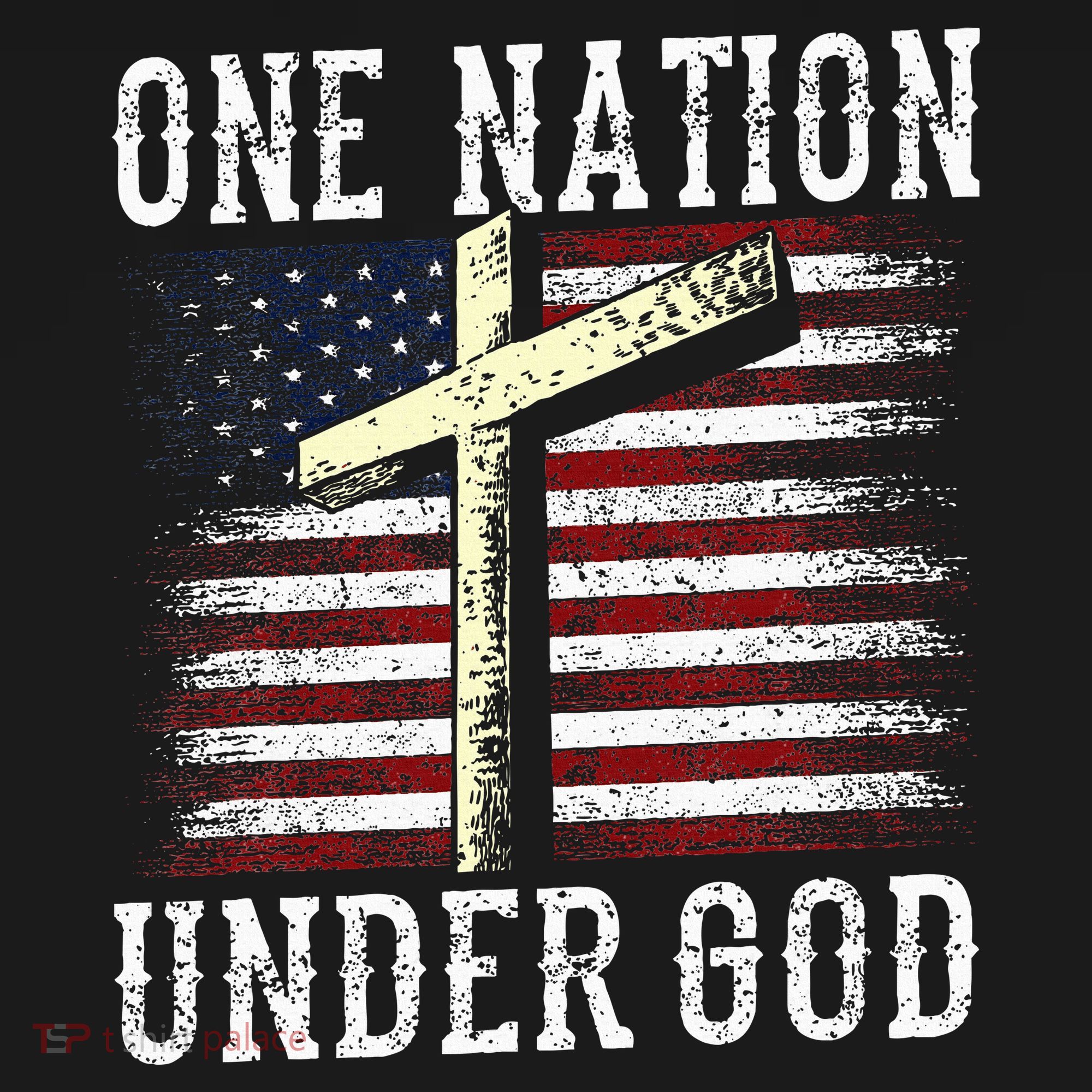 One Nation Under God America American Us Usa Patriotic Us T-Shirt