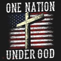 One Nation Under God America American Us Usa Patriotic Us Women's Tank Top thumb 5