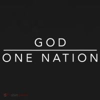 One Nation Under God Line Art Patriotic Christian Tote Bag thumb 4