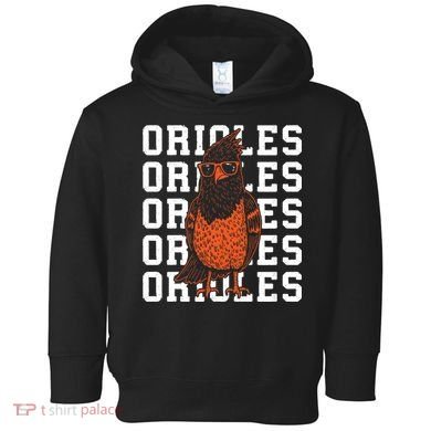 Oriole Name Vintage Bird Toddler Hoodie