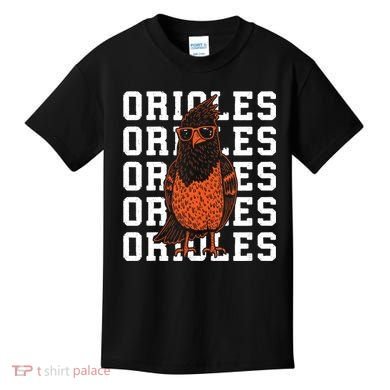 Oriole Name Vintage Bird Kids T-Shirt