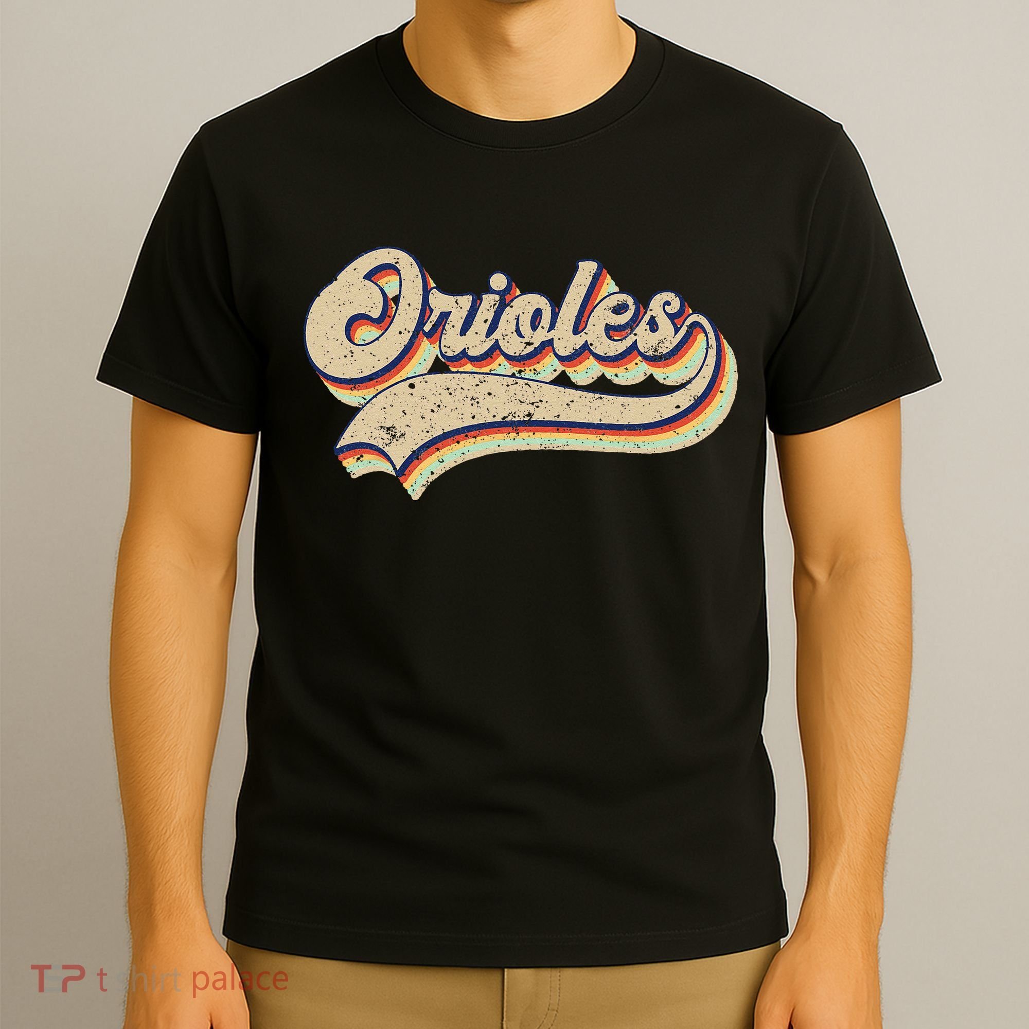 Orioles Name Vintage Retro Baseball Lovers Baseball Fans T-Shirt