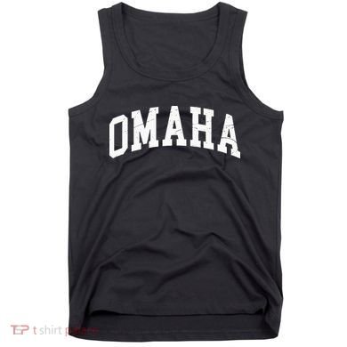 Omaha Nebraska Vintage Worn Design Classic Tank Top
