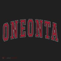 Oneonta New York Souvenir College Style Red Text Hat thumb 2