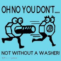 Oh No You Don't Not Without A Washer Funny Mechanic Kids T-Shirt thumb 4