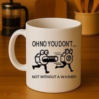 Oh No You Don't Not Without A Washer Funny Mechanic Coffee Mug thumb 4