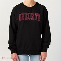 Oneonta New York Souvenir College Style Red Women's Sweatshirt thumb 0