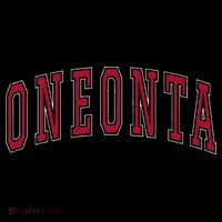 Oneonta New York Souvenir College Style Red Mousepad thumb 1
