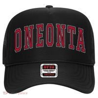 Oneonta New York Souvenir College Style Red Hat thumb 0