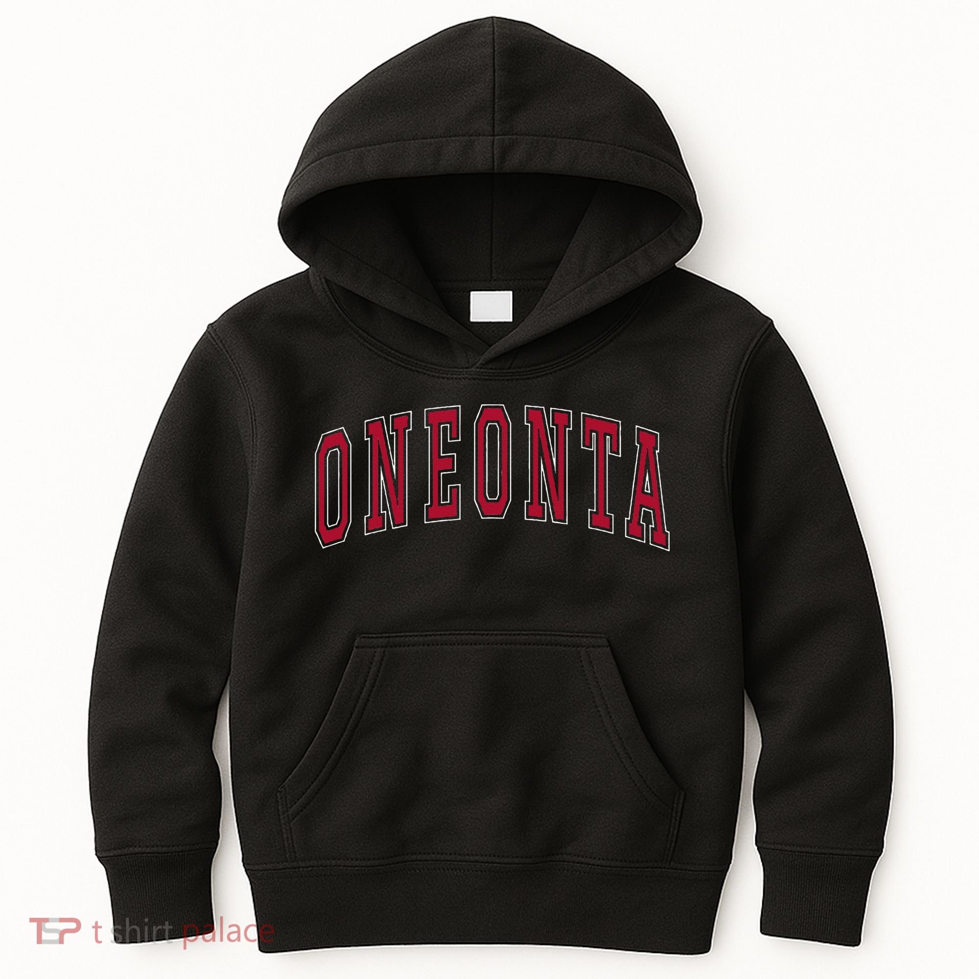 Oneonta New York Souvenir College Style Red Kids Hoodie