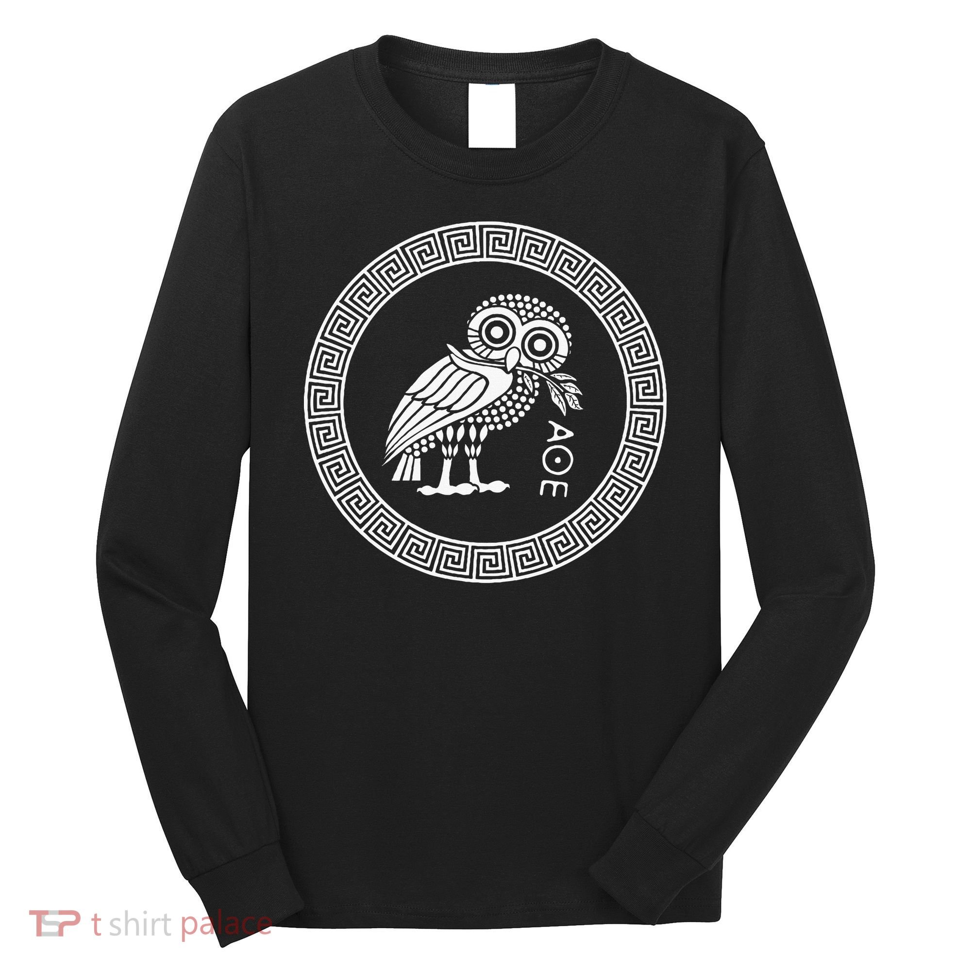 Owl Of Athena Long Sleeve Shirt