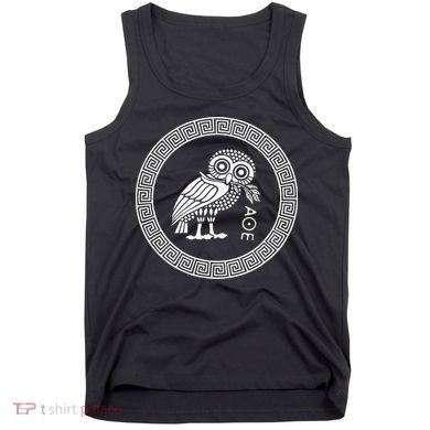 Owl Of Athena Tank Top