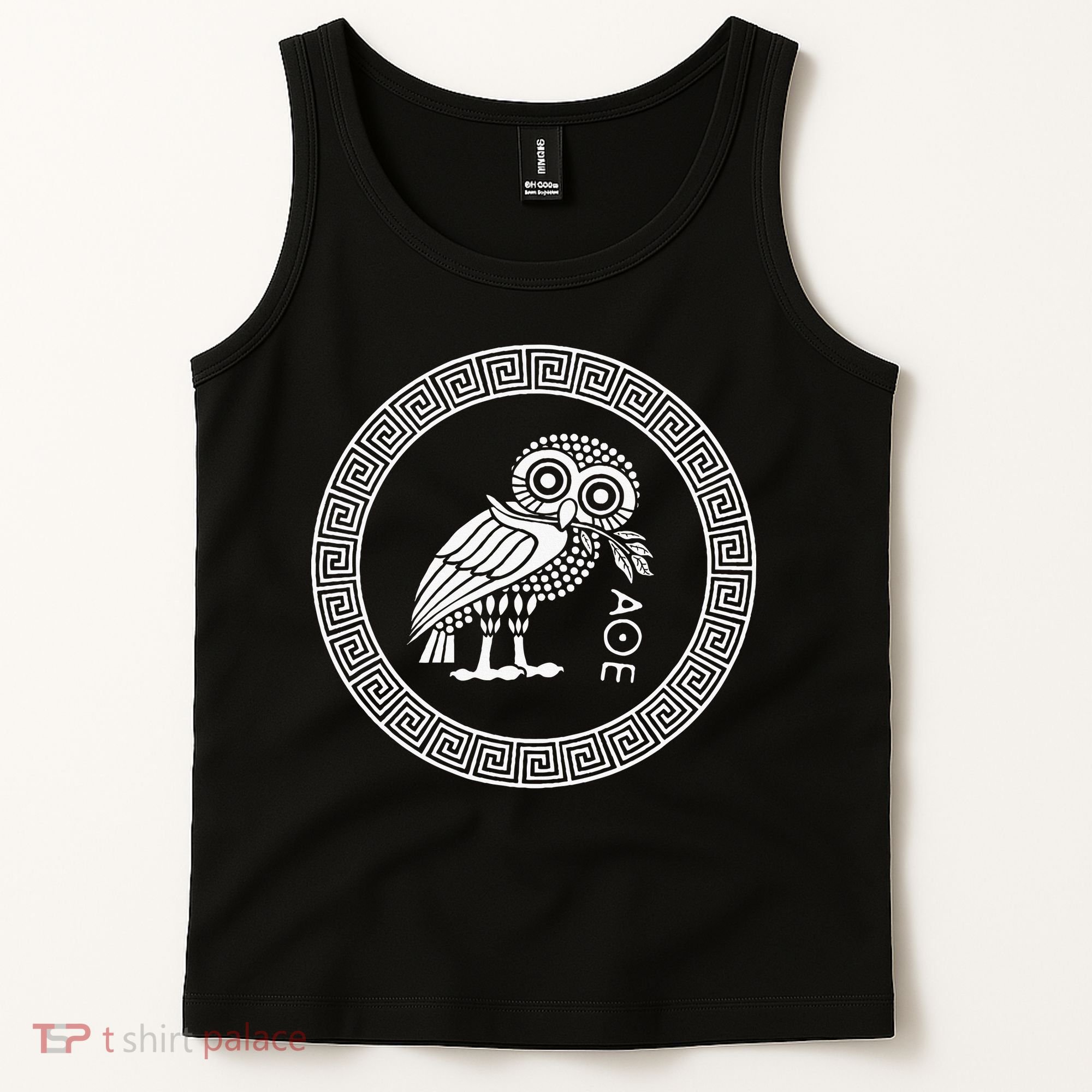 Owl Of Athena Tank Top