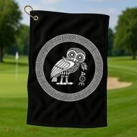 Owl Of Athena Golf Towel thumb 1
