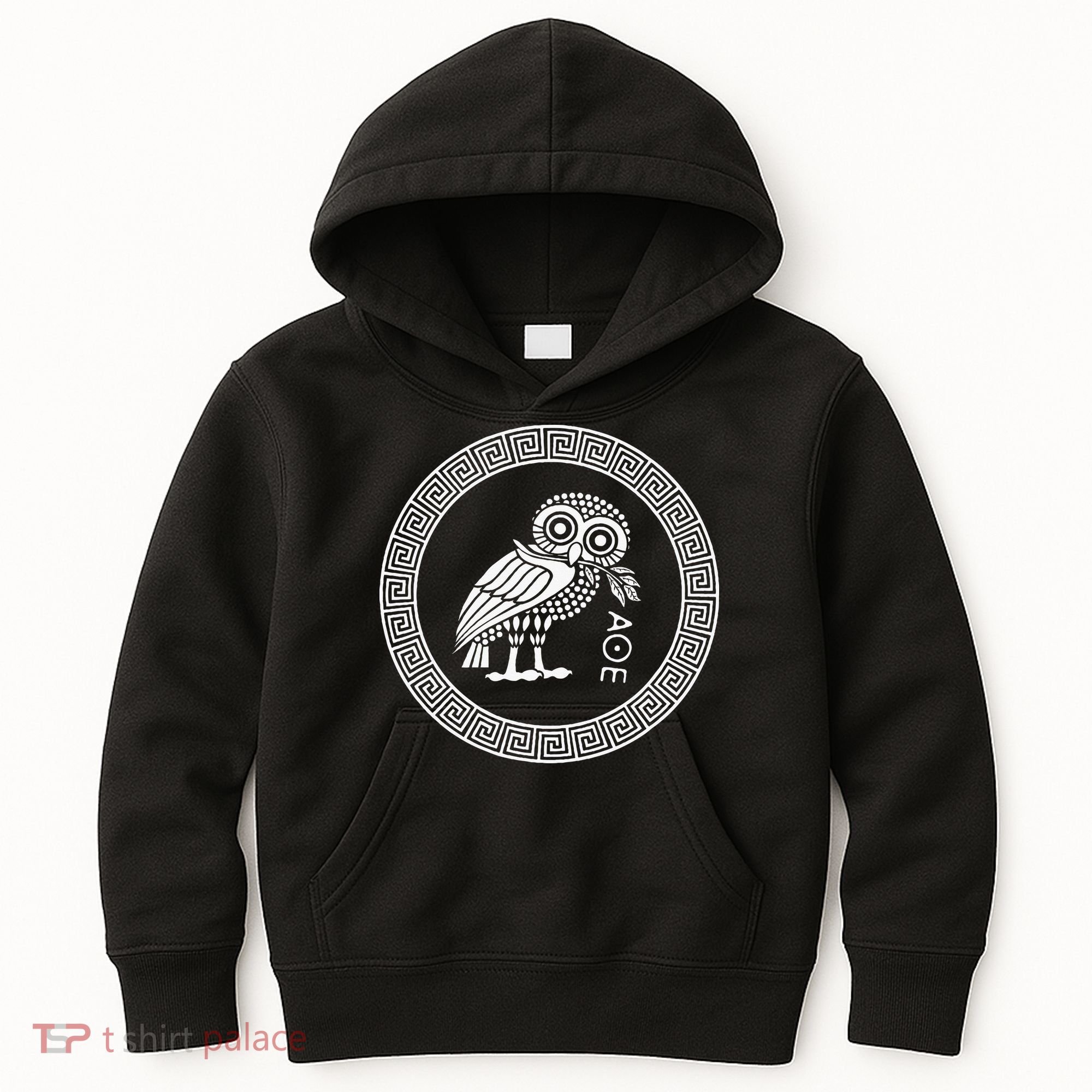 Owl Of Athena Kids Hoodie