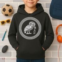 Owl Of Athena Kids Hoodie thumb 2