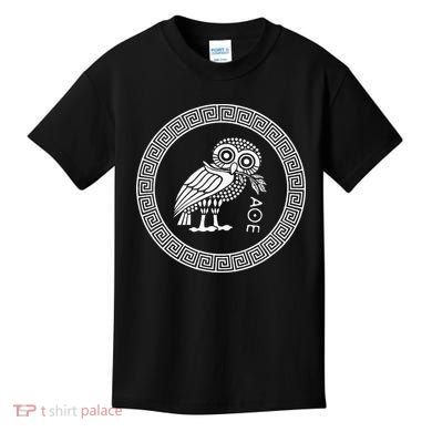 Owl Of Athena Kids T-Shirt