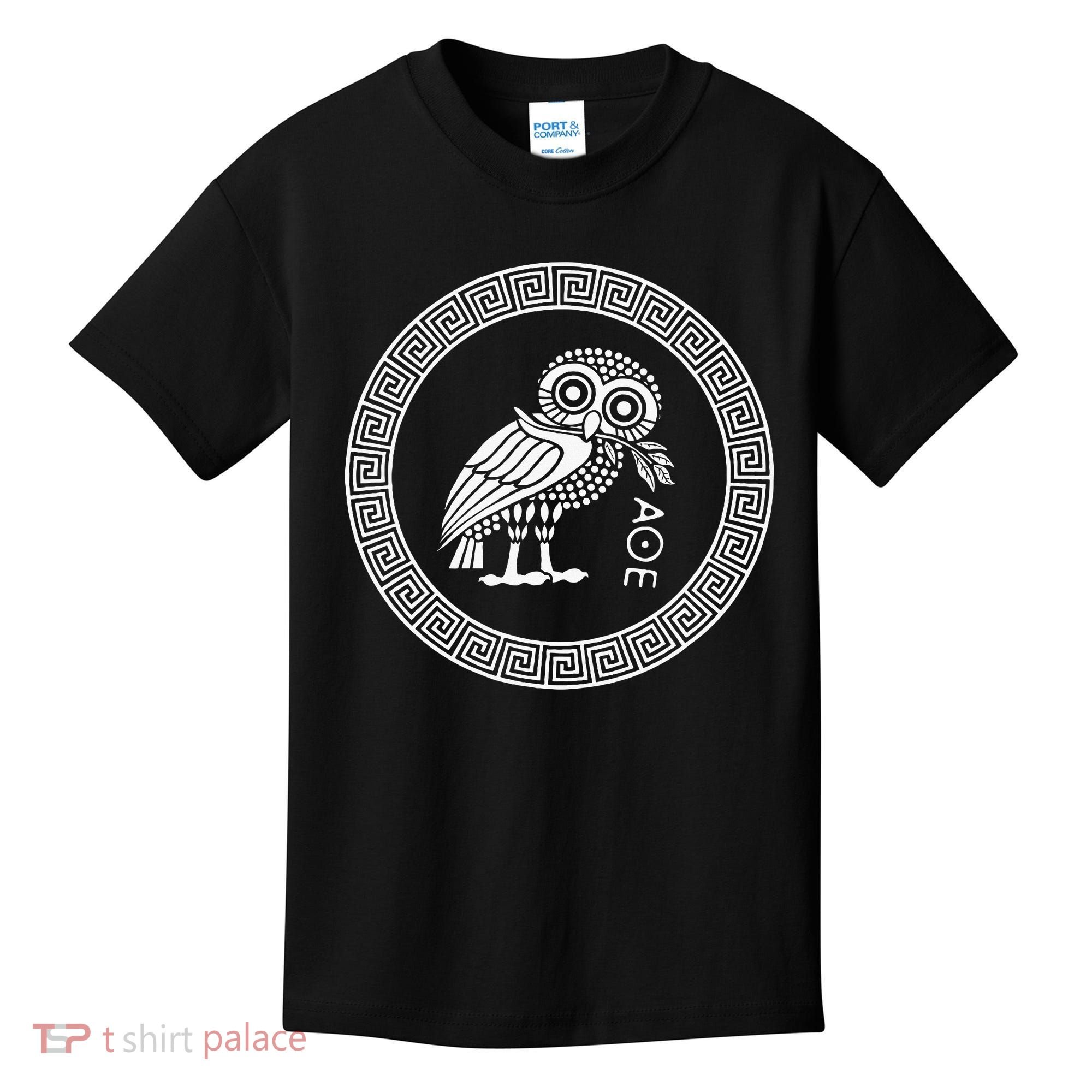 Owl Of Athena Kids T-Shirt