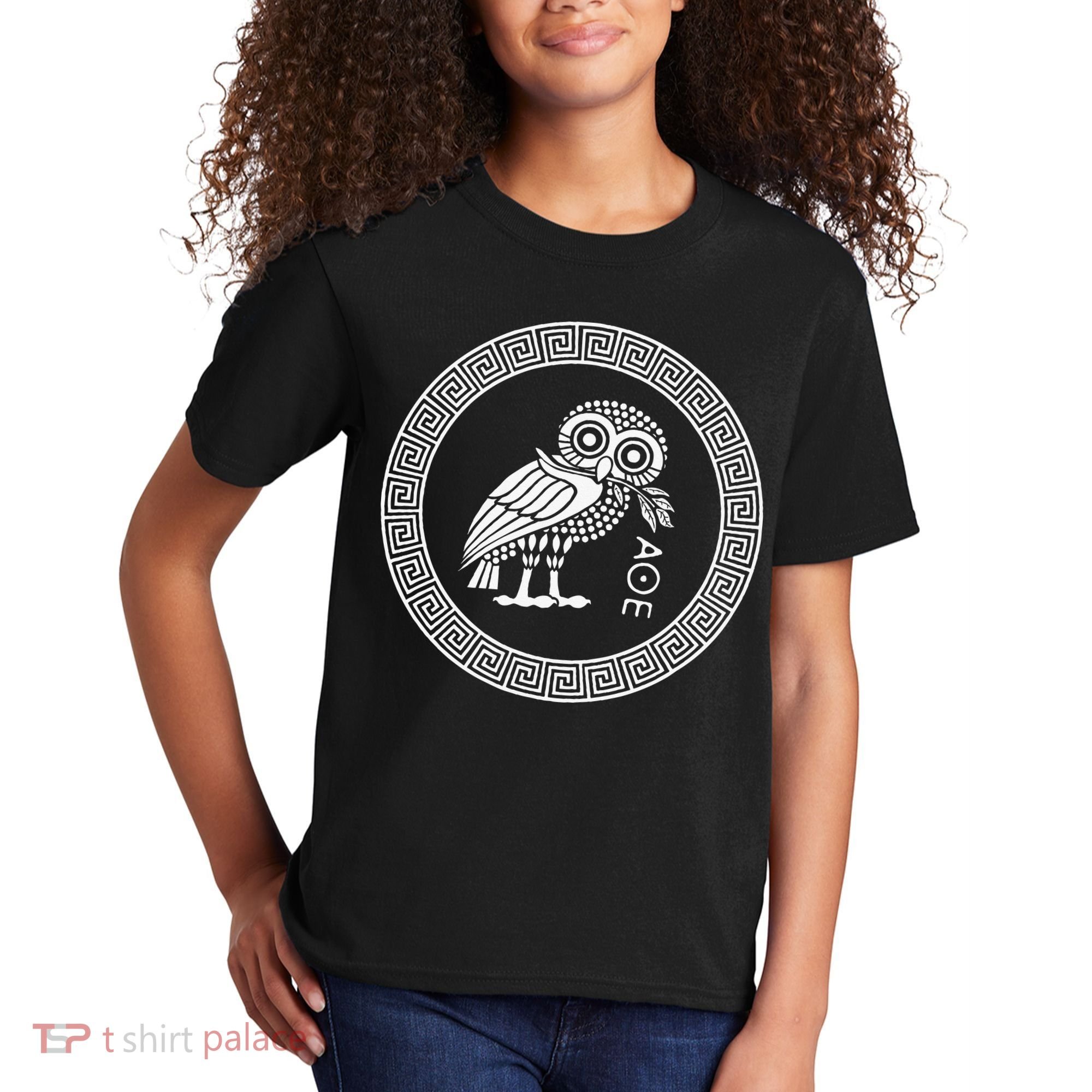 Owl Of Athena Kids T-Shirt