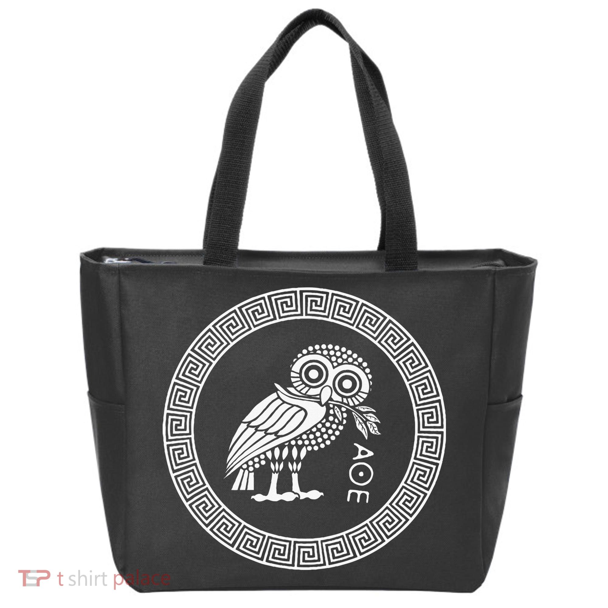Owl Of Athena Tote Bag