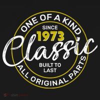 One Of A Kind Since 1973 Classic 50th Birthday Ornament thumb 1