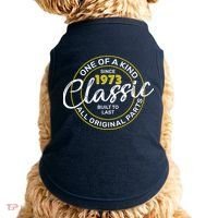 One Of A Kind Since 1973 Classic 50th Birthday Doggie Tank thumb 0